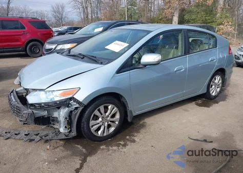 2013 Honda Insight Ex из США, поврежденный, VIN JHMZE2H76DS002818